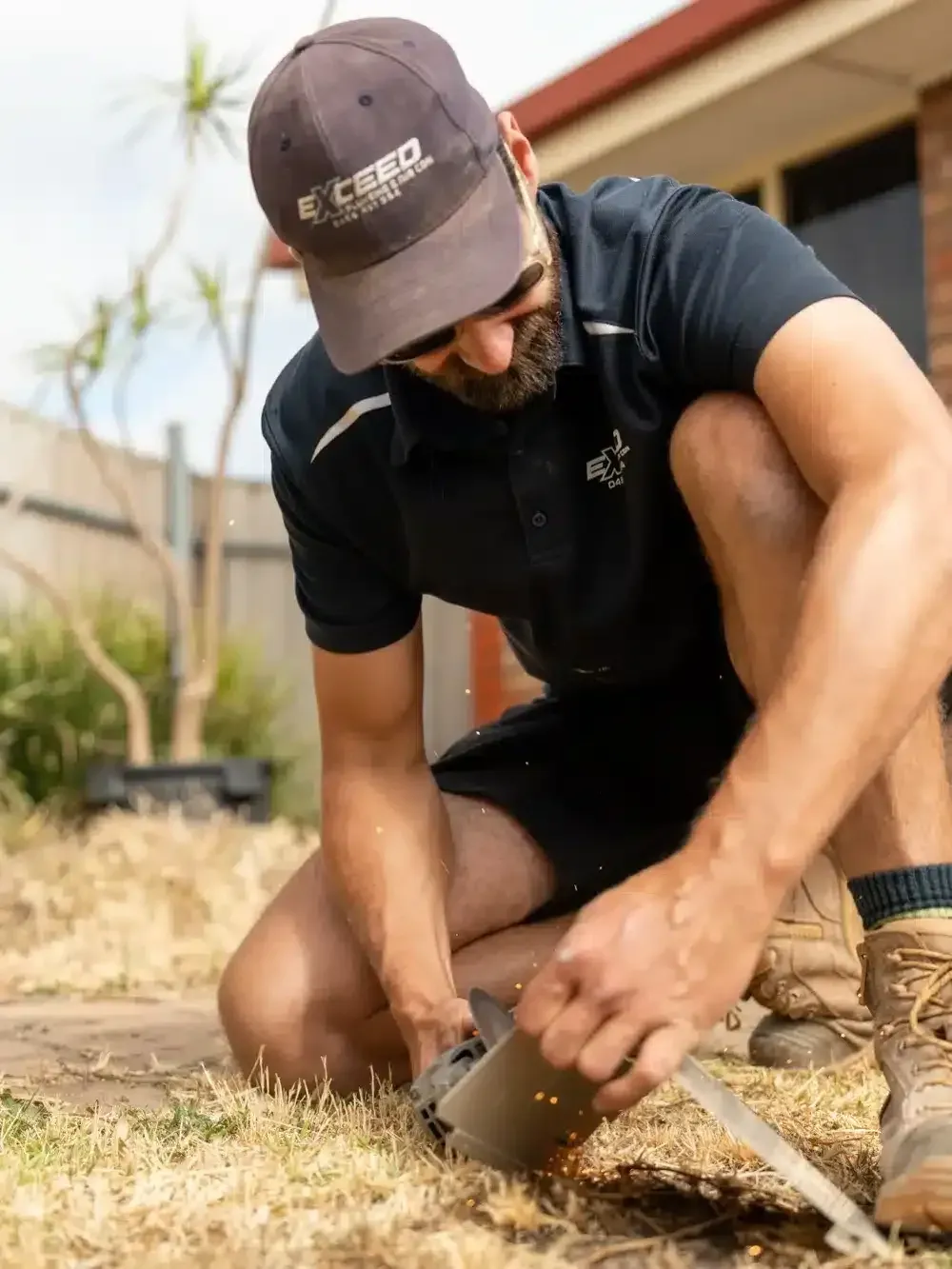 A Cumberland Park plumber at work on a job